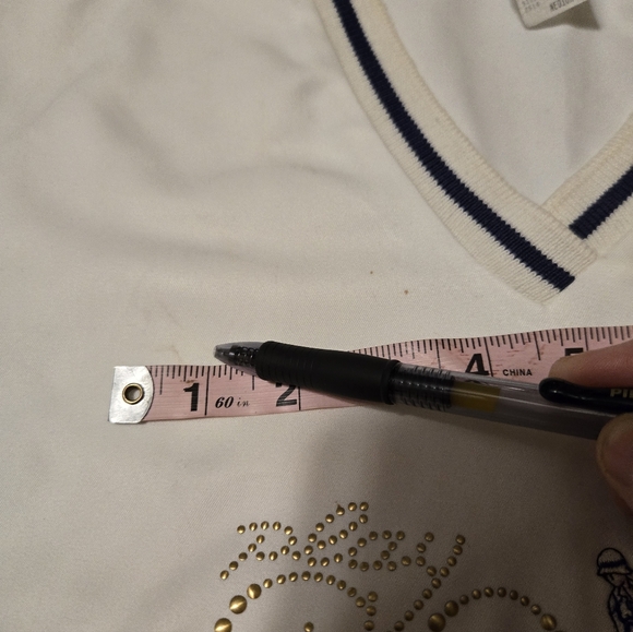 Vintage Quatum Sportswear Golf Wondbreaker Pullover White Size Med "Play Golf" - Picture 7 of 11